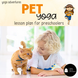 Pet Yoga Lesson & Yoga Cards | Pet Animal Yoga Poses | Calming Strategies