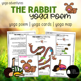 Rabbit Yoga Poem & Printable Yoga Cards | Yoga Games